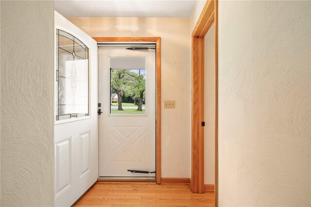 2345 Stoystown Rd, Somerset Twp, PA 15541 - entryway with light wood-style floors and baseboards