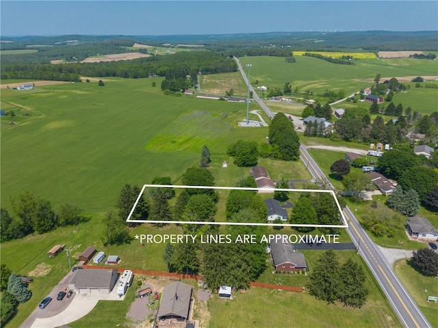 2345 Stoystown Rd, Somerset Twp, PA 15541 - aerial view of sparsely populated area with property boundaries highlighted