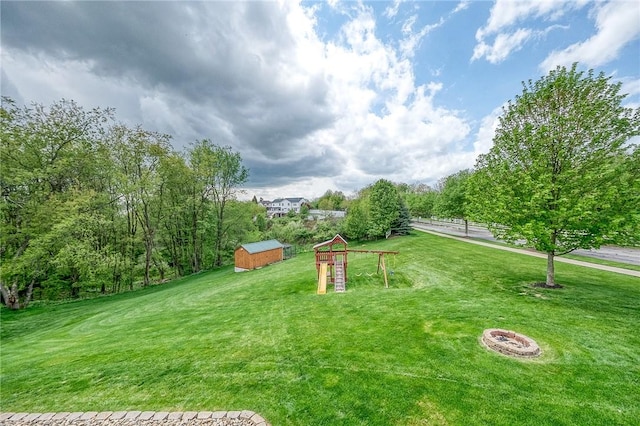 400 Chapel, Cranberry Twp, PA 16066 - view of green lawn with a storage unit