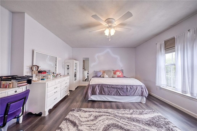400 Chapel, Cranberry Twp, PA 16066 - bedroom with dark wood-style flooring and a ceiling fan