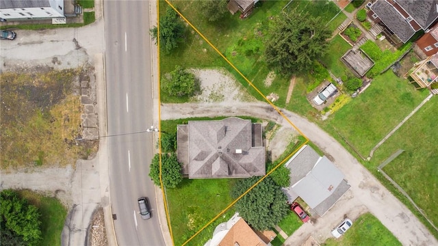 520 Morrell Ave, Connellsville, PA 15425 - aerial overview of property's location featuring property parcel outlined