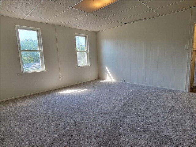 778 Millers Run Rd, Mcdonald Nwa, PA 15057 - carpeted empty room featuring plenty of natural light and a drop ceiling