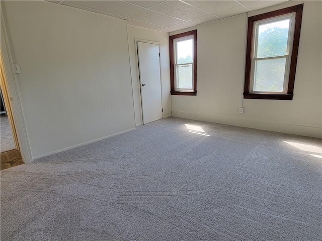 778 Millers Run Rd, Mcdonald Nwa, PA 15057 - empty room with a drop ceiling and carpet flooring