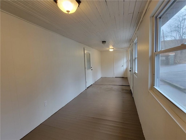 778 Millers Run Rd, Mcdonald Nwa, PA 15057 - hall featuring wood finished floors and wooden ceiling