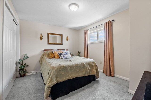 205 Cottage St, Neville Twp, PA 15225 - bedroom featuring light colored carpet and a closet