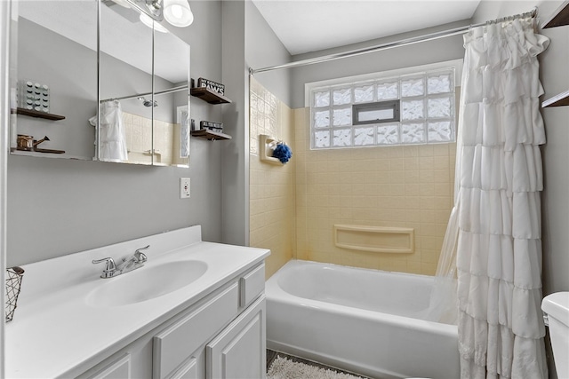 205 Cottage St, Neville Twp, PA 15225 - full bathroom with shower / bath combo with shower curtain and vanity