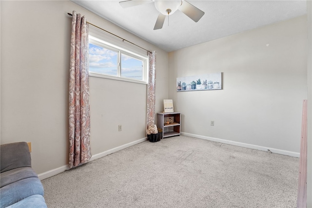 205 Cottage St, Neville Twp, PA 15225 - empty room featuring a ceiling fan and carpet
