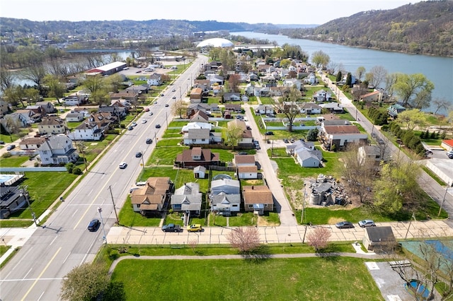 205 Cottage St, Neville Twp, PA 15225 - aerial perspective of suburban area featuring a large body of water