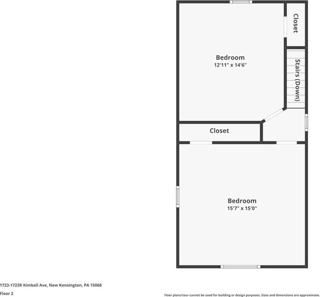 1723 Kimball Ave, Arnold, PA 15068 - view of floor plan / room layout