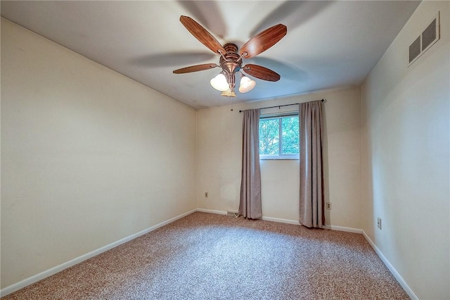 413 Allenberry Dr, Ross Twp, PA 15237 - empty room featuring light carpet and ceiling fan