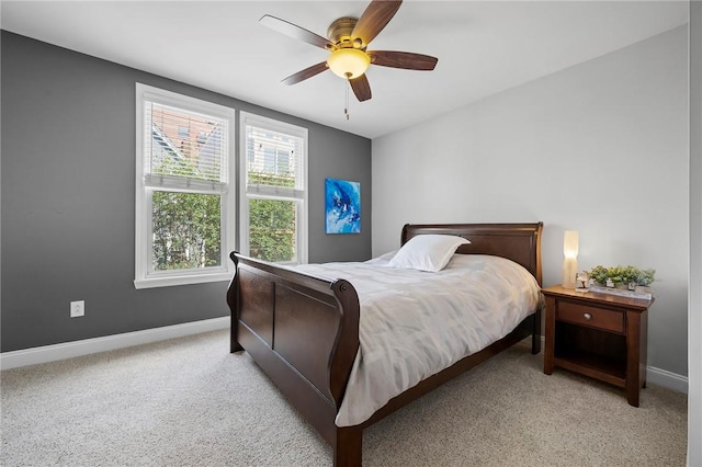 215 Emerson St, Shadyside, PA 15206 - bedroom featuring light carpet and a ceiling fan