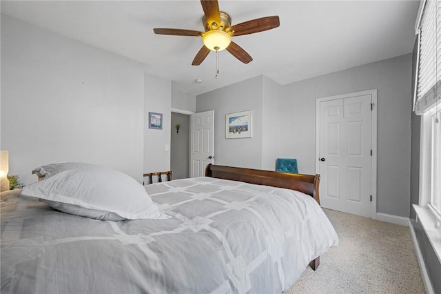 215 Emerson St, Shadyside, PA 15206 - bedroom with ceiling fan and baseboards