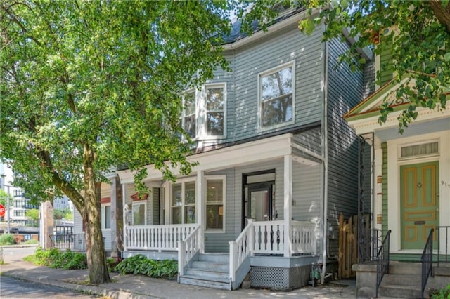 215 Emerson St, Shadyside, PA 15206 - view of front of house with a porch
