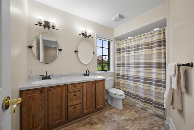110 Northgate, West Mifflin, PA 15122 - bathroom featuring double vanity and curtained shower