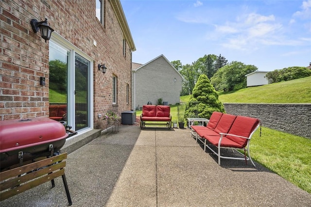 110 Northgate, West Mifflin, PA 15122 - view of patio featuring an outdoor hangout area and grilling area
