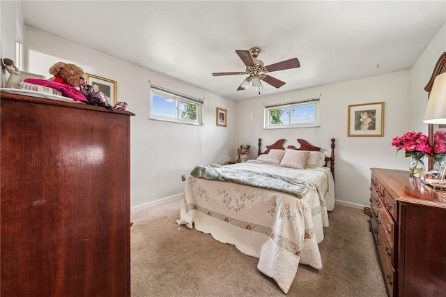 23 Corbett Ave, Hempfield Twp Wml, PA 15642 - carpeted bedroom featuring baseboards and a ceiling fan