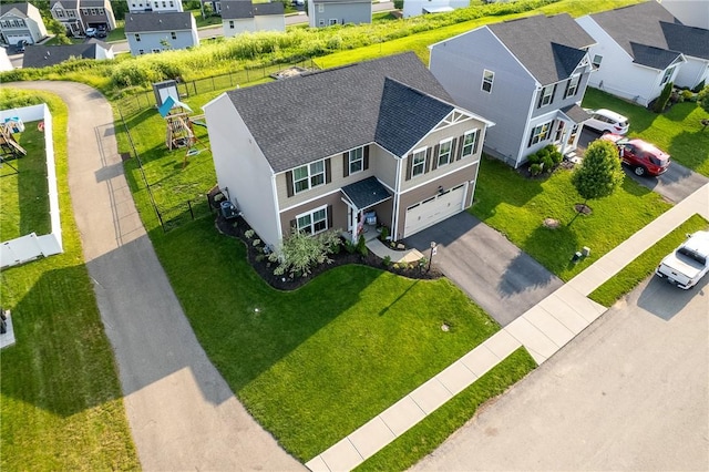 226 Stevens Ct, South Strabane, PA 15301 - aerial perspective of suburban area
