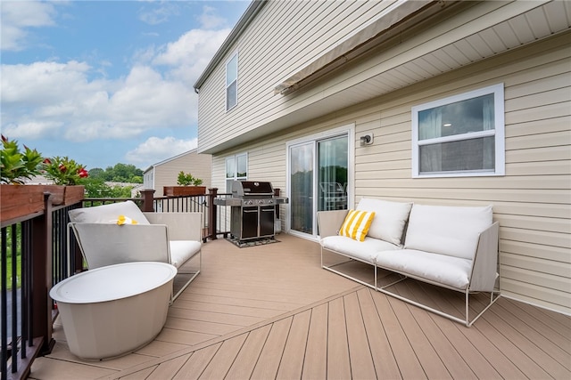1020 Granite Dr, South Fayette, PA 15057 - wooden deck featuring area for grilling