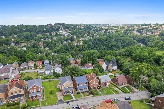 1822 Plainview Ave, Brookline, PA 15226 - aerial overview of property's location featuring nearby suburban area