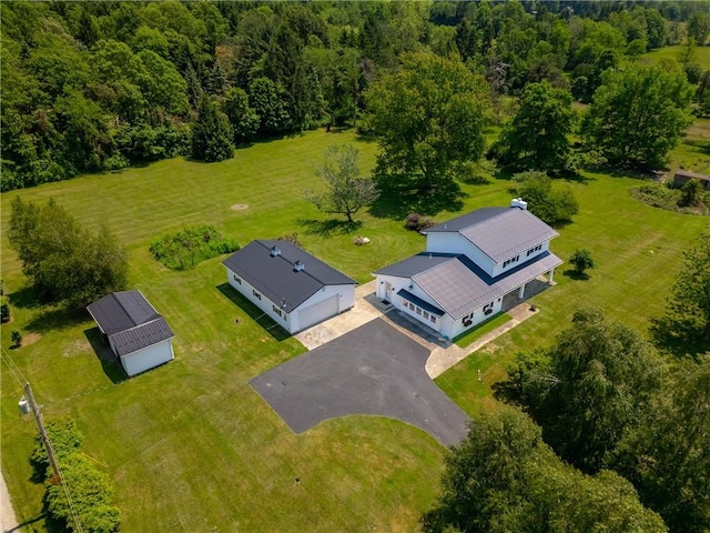 626 Solomon Temple Rd, Unity Twp, PA 15650 - aerial view of property and surrounding area featuring a heavily wooded area