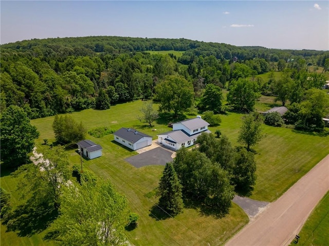 626 Solomon Temple Rd, Unity Twp, PA 15650 - overview of rural landscape featuring a forest