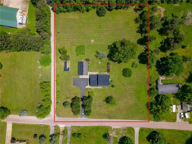 626 Solomon Temple Rd, Unity Twp, PA 15650 - aerial view of property and surrounding area featuring property boundaries highlighted