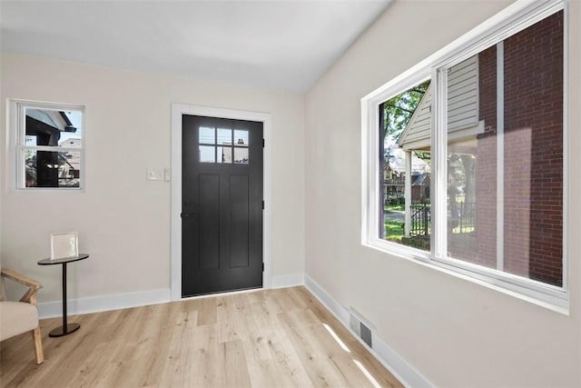 1313 Ingham St, Marshall Shadeland, PA 15212 - entryway featuring light wood-style flooring and plenty of natural light