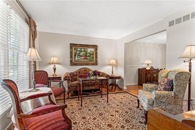 5 Robin Dr, South Strabane, PA 15301 - living area featuring healthy amount of natural light and wood finished floors