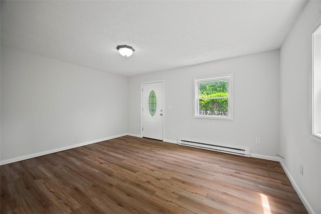 1153 Robinson Hwy, Robinson Twp Wsh, PA 15057 - entrance foyer with baseboard heating and wood finished floors