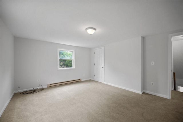 1153 Robinson Hwy, Robinson Twp Wsh, PA 15057 - empty room with baseboard heating and carpet