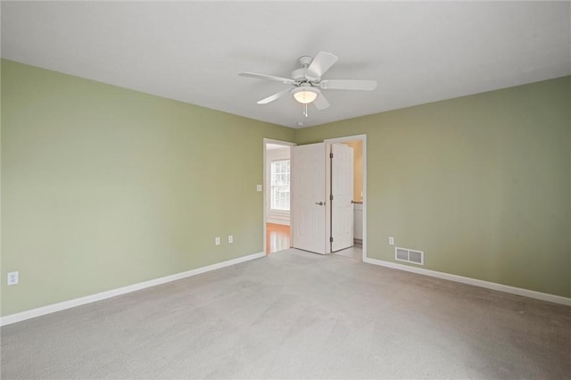 101 Creekside Dr, Buffalo Twp, PA 16055 - unfurnished bedroom featuring light colored carpet and ceiling fan