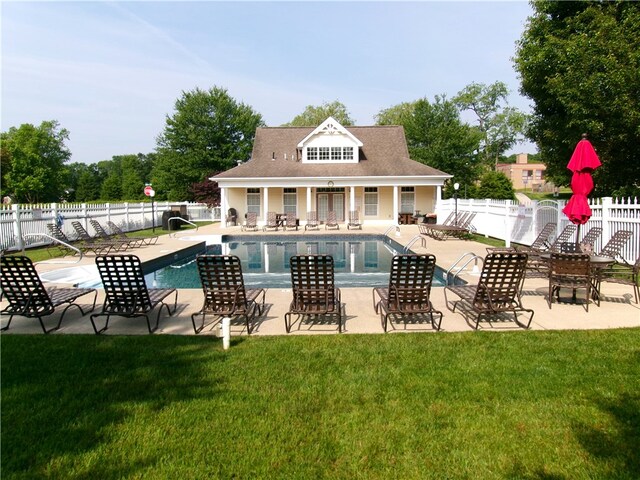 101 Creekside Dr, Buffalo Twp, PA 16055 - community pool featuring a patio area