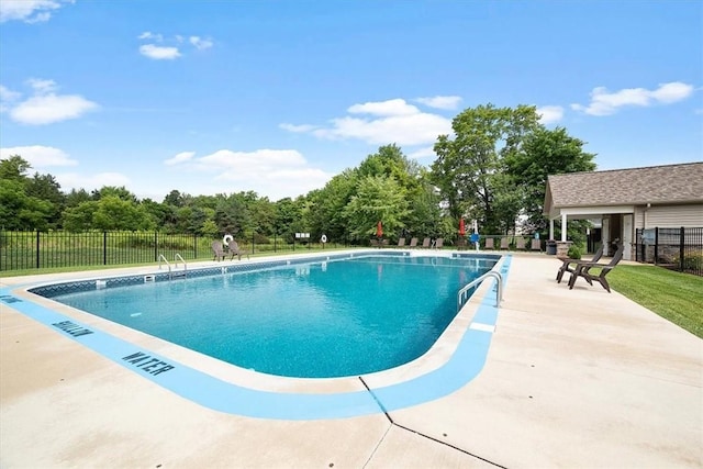 101 Creekside Dr, Buffalo Twp, PA 16055 - community pool with a patio and view of wooded area