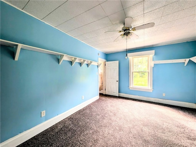 323 E 2nd St, Derry Boro, PA 15627 - carpeted empty room with ceiling fan and baseboards