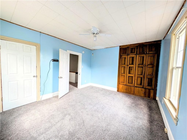 323 E 2nd St, Derry Boro, PA 15627 - unfurnished bedroom featuring carpet floors and a ceiling fan