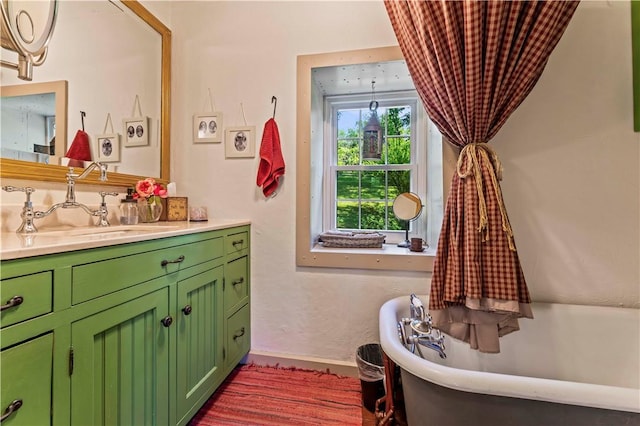 117 Havers Hill Rd, Jefferson/Mather, PA 15344 - full bathroom featuring vanity and a soaking tub