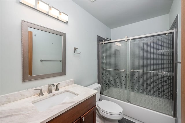 155 Spruce Ct, Ross Twp, PA 15229 - full bathroom featuring vanity and combined bath / shower with glass door
