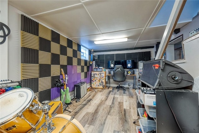 1199 Clover Circle Ct, Baldwin Boro, PA 15227 - playroom with wood finished floors and a desk
