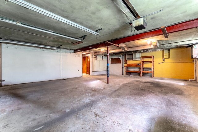 1228 Pinewood Dr, Mt Lebanon, PA 15243 - garage featuring a garage door opener