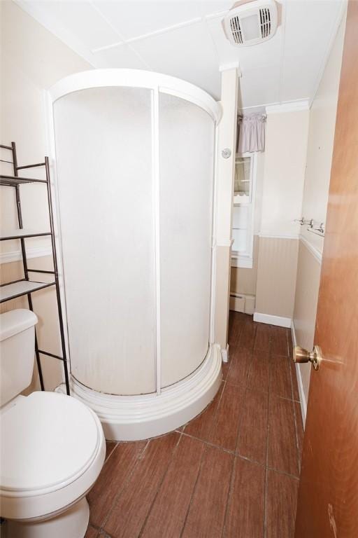 669 Franklin St, Cherryhll Twp/Clymer, PA 15728 - bathroom featuring a shower stall and tile patterned floors