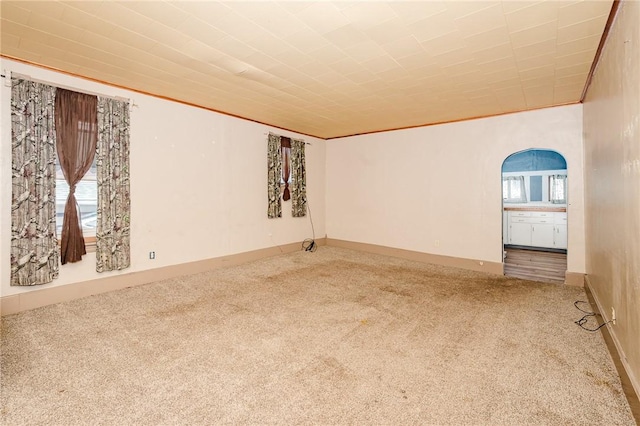 669 Franklin St, Cherryhll Twp/Clymer, PA 15728 - unfurnished room with carpet floors, healthy amount of natural light, and ornamental molding