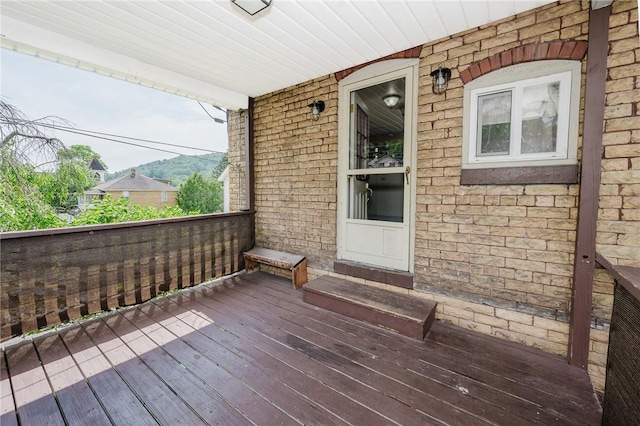 669 Franklin St, Cherryhll Twp/Clymer, PA 15728 - view of wooden deck