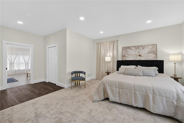521 Creek Rd, Smith, PA 15019 - carpeted bedroom featuring baseboards and recessed lighting