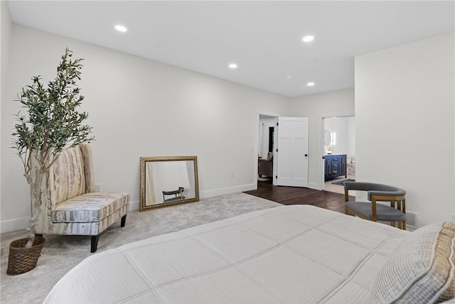 521 Creek Rd, Smith, PA 15019 - carpeted bedroom with recessed lighting and ensuite bathroom