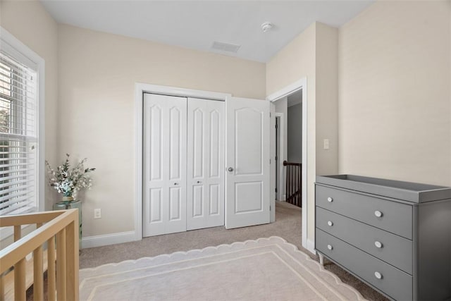 403 Cayuga Cir, Marshall, PA 16046 - bedroom with light carpet and a closet