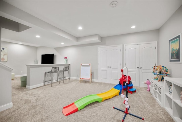 403 Cayuga Cir, Marshall, PA 16046 - rec room with carpet and recessed lighting
