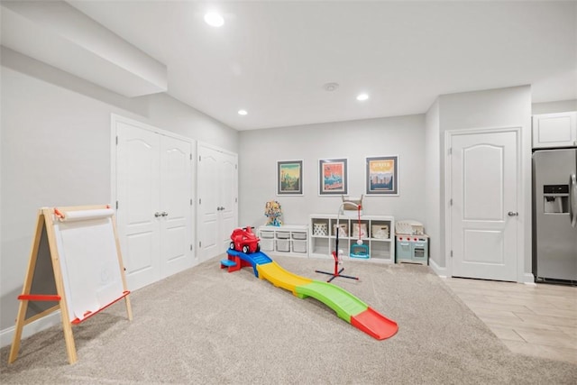 403 Cayuga Cir, Marshall, PA 16046 - recreation room featuring recessed lighting and baseboards