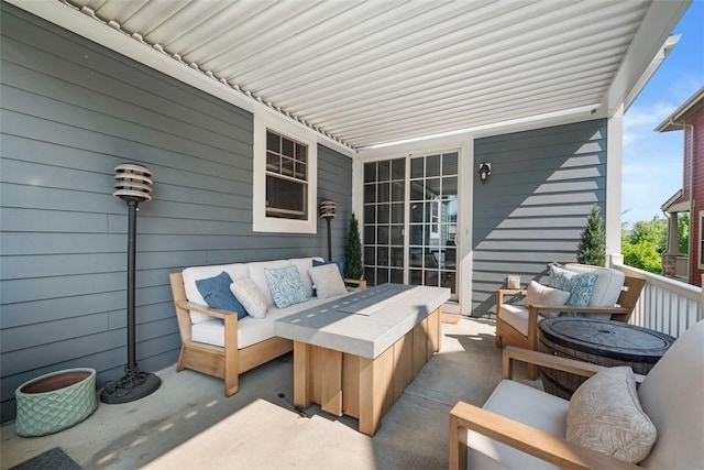 403 Cayuga Cir, Marshall, PA 16046 - view of patio with an outdoor living space