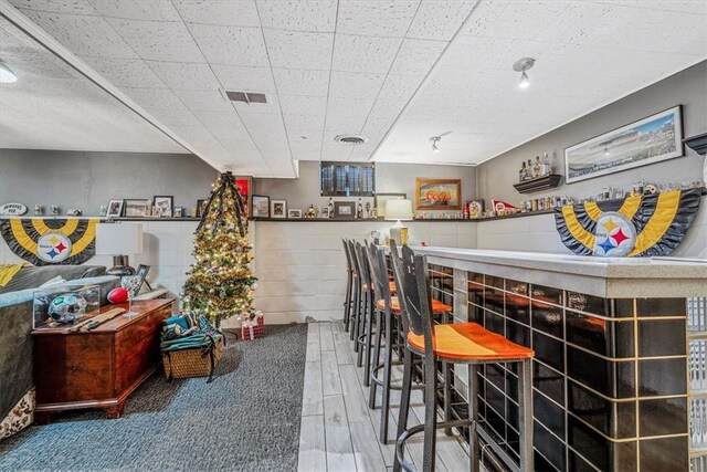 360 Jo Ann Dr, Monessen, PA 15062 - indoor dry bar featuring wood finished floors
