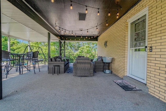 360 Jo Ann Dr, Monessen, PA 15062 - view of patio with outdoor lounge area